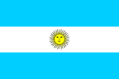 Fahne Argentinien