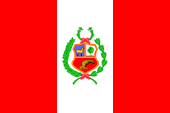 Fahne von Peru